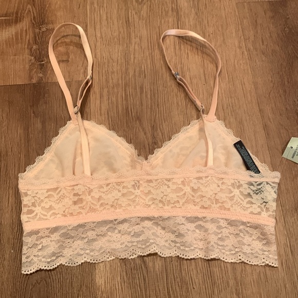 Aerie Baby Pink Lace Bralette - Picture 3 of 4